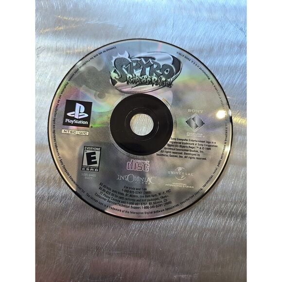 PS1 - Spyro 2: Ripto's Rage  (Sony PlayStation 1, 1999) Disc only Tested - Picture 1 of 2